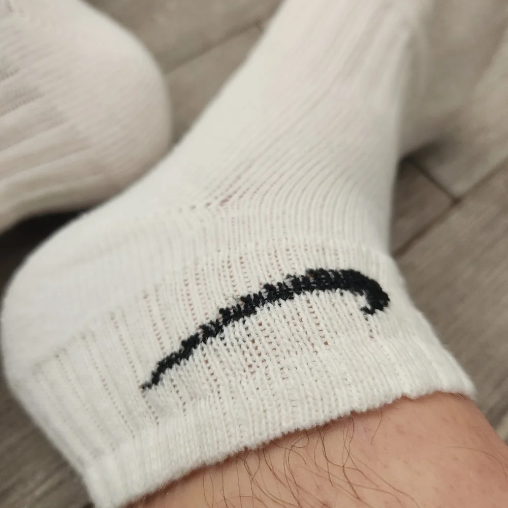 Men's Nike White Athletic Ankle Socks